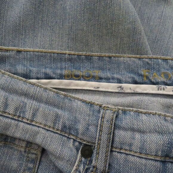 Faded Glory Jeans Women 6 Light Blue Boot Cut with 5 Pockets Soft , Western Wear - Picture 4 of 8